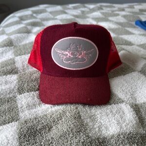 Red Boys Lie Trucker Hat